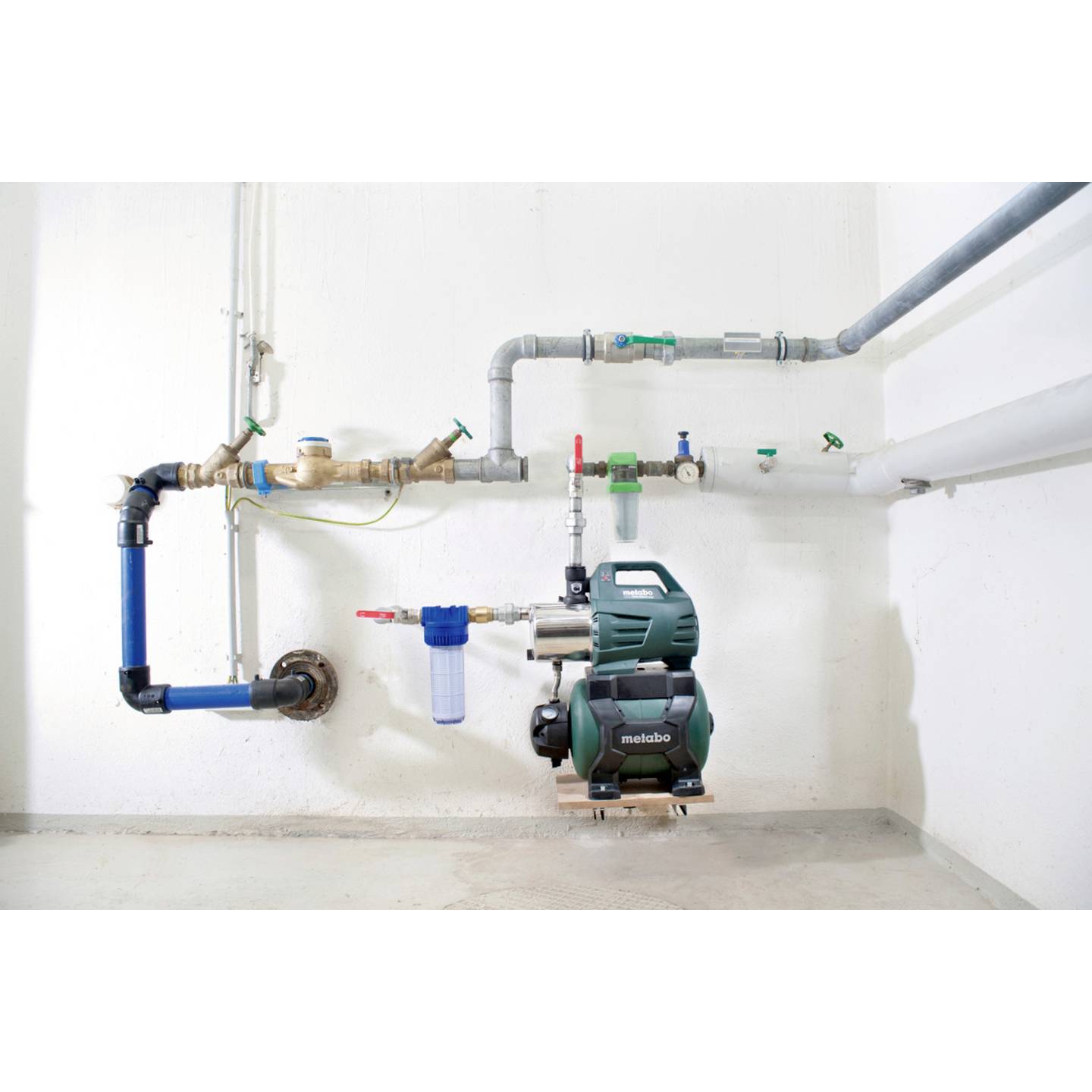 Metabo Hauswasserwerk HWW 6000/25 Inox 230V 6000l/h Handpumpe Gartenpumpe 24l - 4007430239471