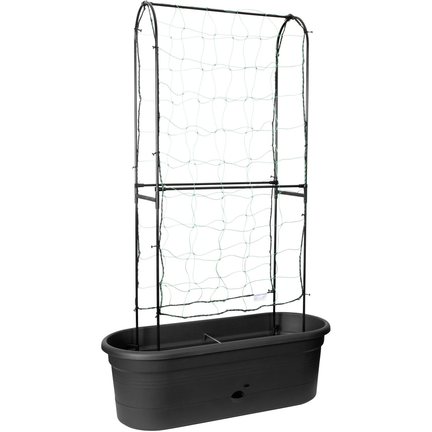 Elho Pflanzwand Veggie Wall Pflanzenwand Schwarz UV-beständig 26x80x31cm - 8711904350307