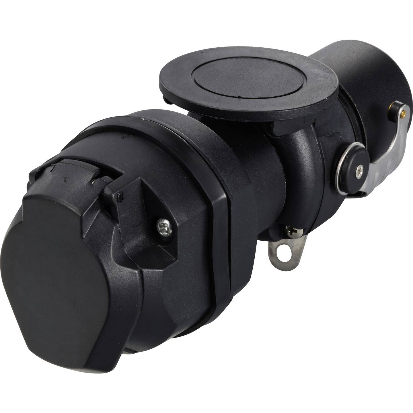Voltcraft Spannungsreduzierer 15polig Adapter 24V auf 12V für Anhängerbetrieb - 4064161338439
