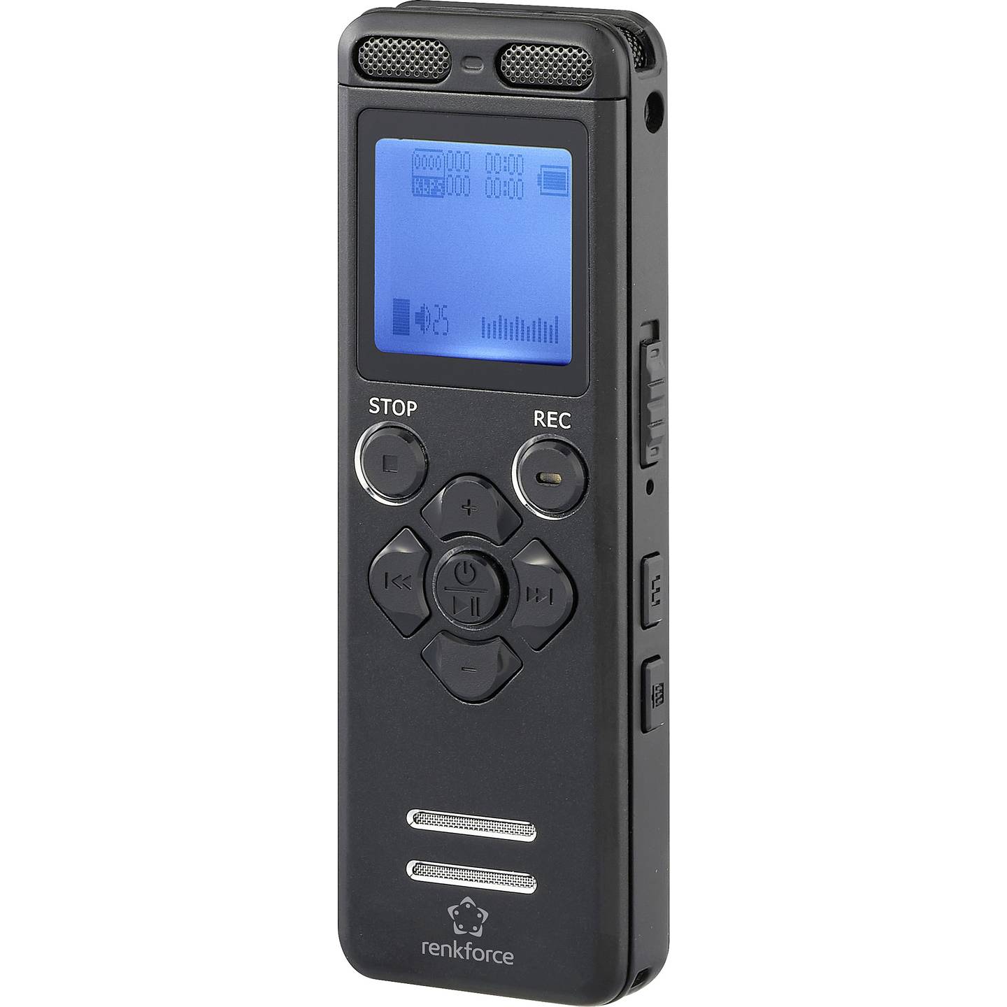 Renkforce RF-DVR-E36 Digitales Diktiergerät 25h Aufzeichnung Geräuschunterdrü... - 4064161394374
