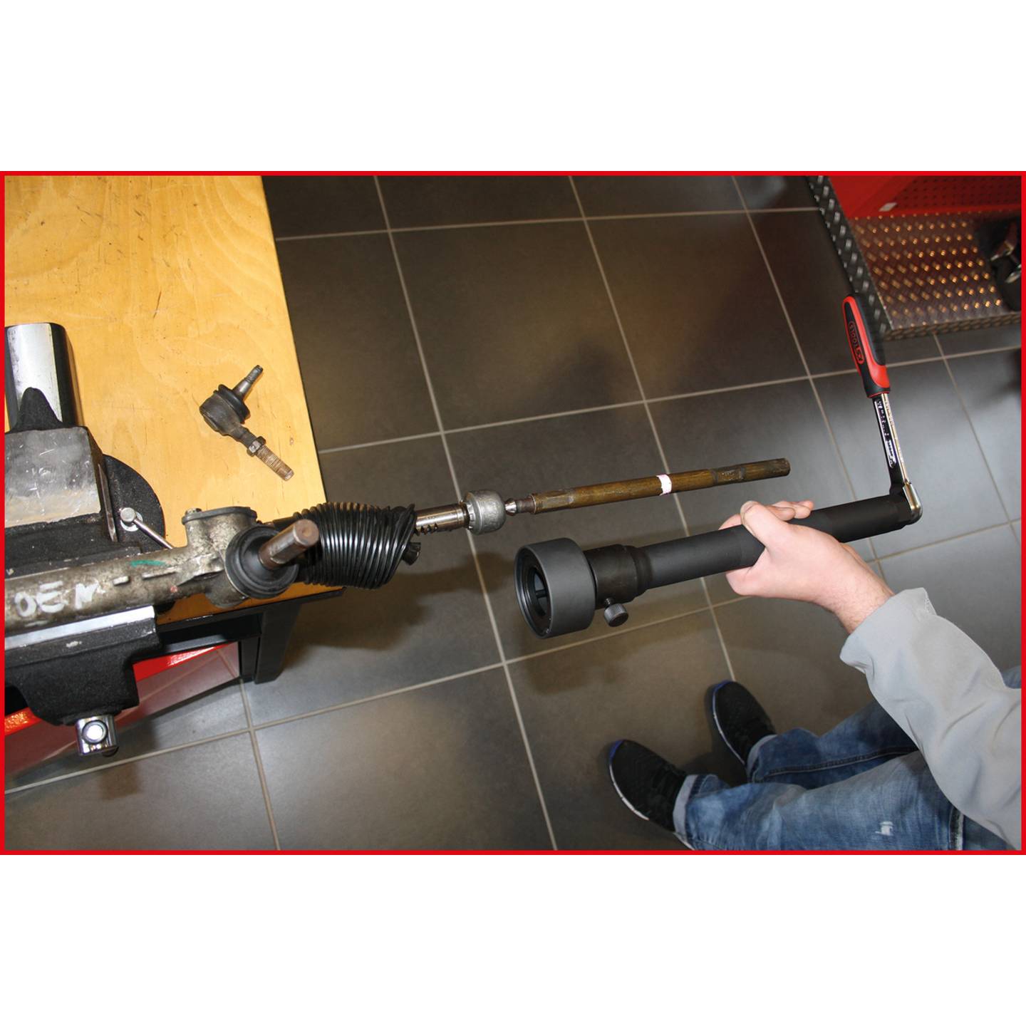 KS Tools Spezialschlüssel Satz  Axialgelenk Spurstangen Demontage 4-tlg 150.1125 - 4042146623978