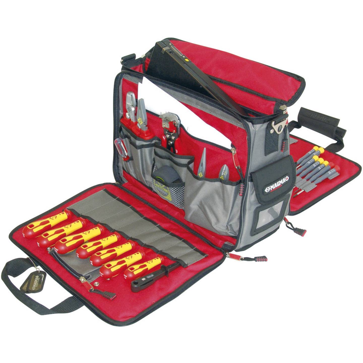 C.K Werkzeugtasche unbestückt Techniker Tasche Polyester schwarz 210x460x330mm - 5013969962659