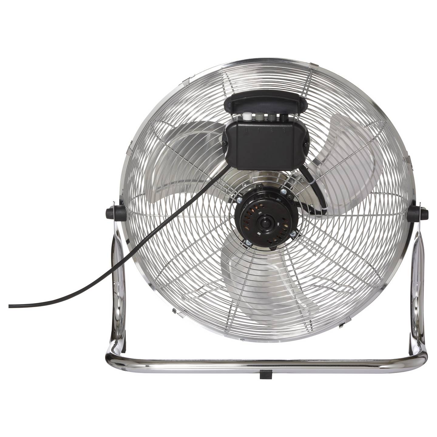 Sygonix Bodenventilator Ventilator 70W Luftzirkulation Chrom Ø505mm Höhe 480mm - 4064161489346