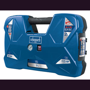 B-Ware Scheppach Druckluft-Kompressor Aircase 2L 8 Bar 180L/Min Handwerkzeug Mobilität