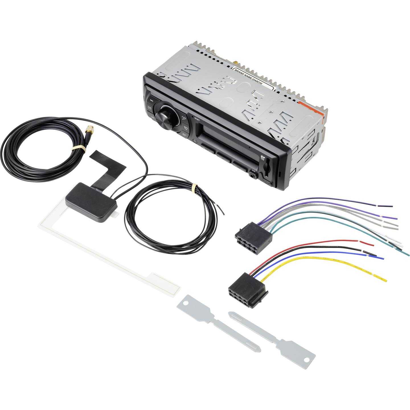 Renkforce Autoradio DAB+ Tuner Bluetooth Freisprecheinrichtung Schwarz 4x40W - 4064161178042