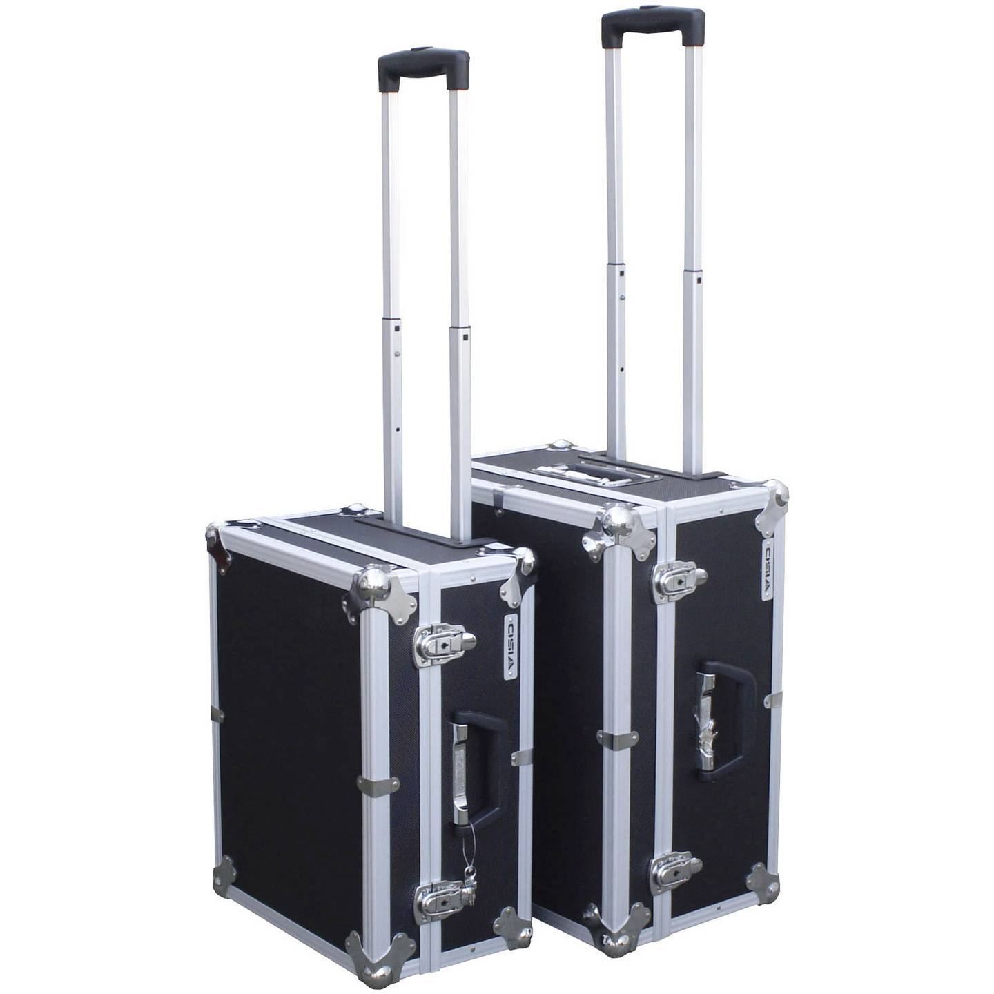 VISO MALLEWM Transportkiste Aluminium Koffer Wagen Aufbewahrung 500x400x260mm - 3321369973932