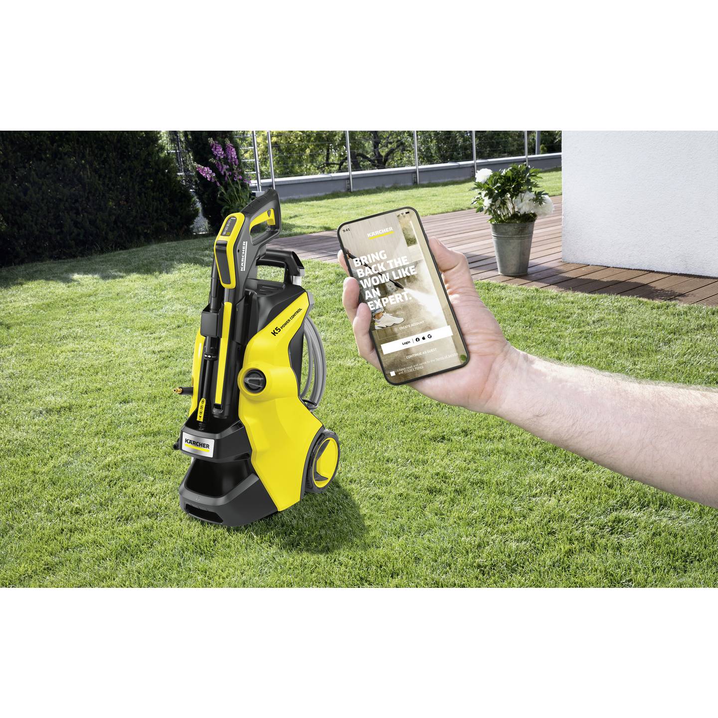 Kärcher Home & Garden Hochdruckreiniger K 5 Power Control Flex 145 bar mobil - 4066529127266