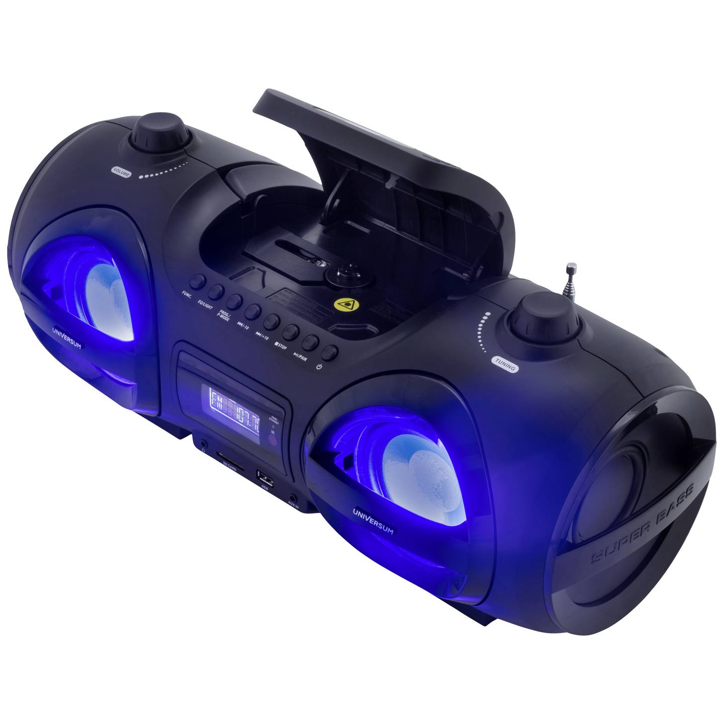UNIVERSUM Ghettoblaster BB 500-20 Bluetooth CD Radio AUX USB mit Fernbedienung - 4260473221142