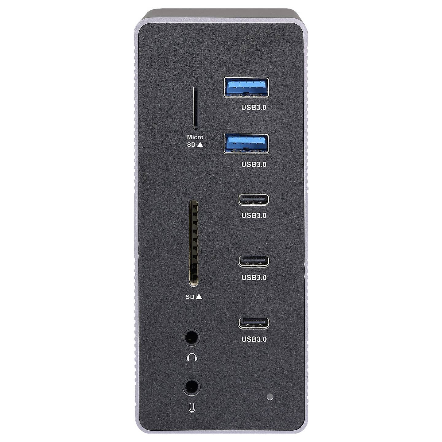 Renkforce USB-C Dockingstation RF-DKS-910 3x HDMI Grau Ladefunktion 7680x4320px - 4064161408859