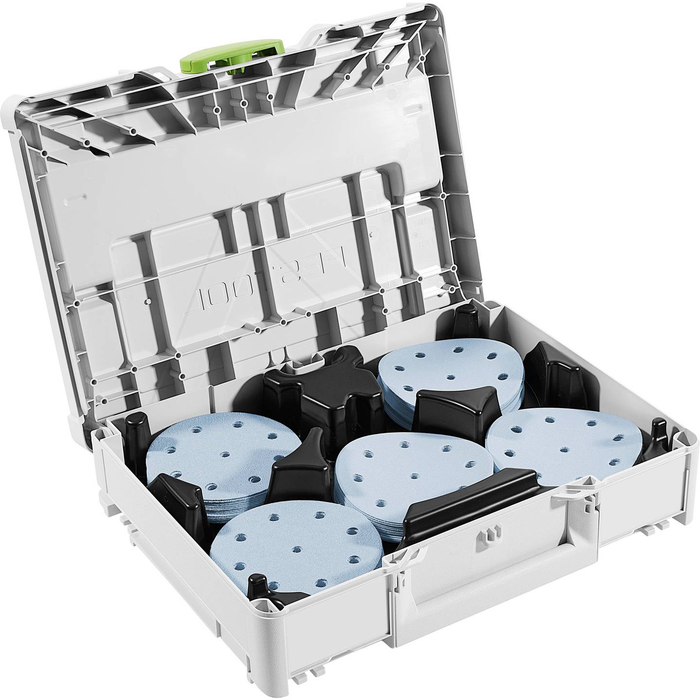 Festool Schleifmittel Schleifscheiben-Box Granat D125 GR Systainer SYS3 M 112 - 4014549440612