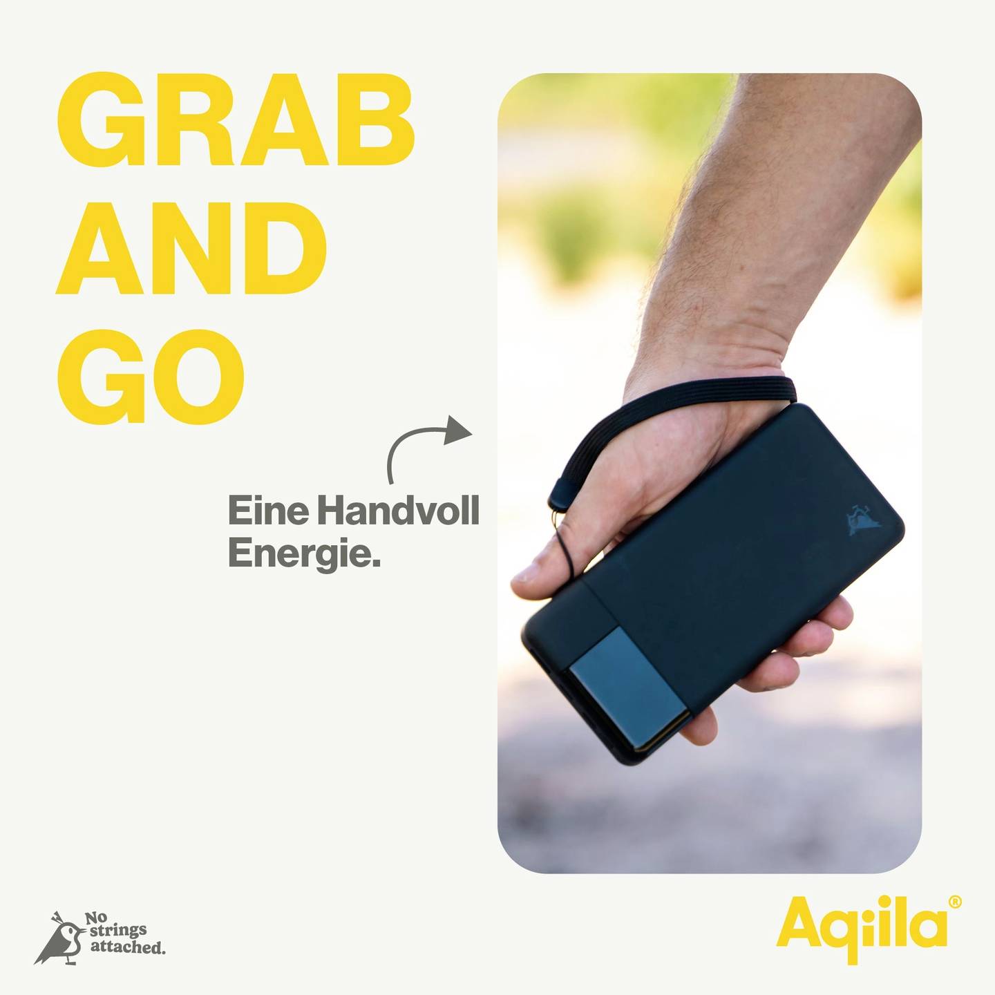 Aqiila Powerbank 20000 mAh LiPo Akku Ladegerät USB-A USB-C schwarz tragbar 3A - 8716778931966