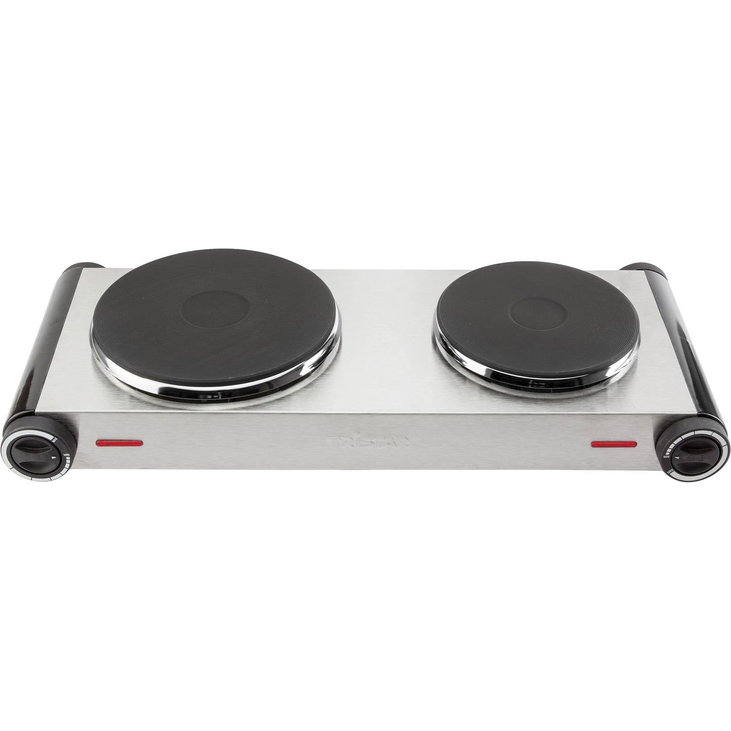 TRISTAR Doppel-Kochplatte Elektroherd Kochplatte 2-flammig 3000W schwarz 78x40cm - 4016138959284