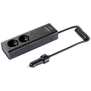 B-Ware Voltcraft Wechselrichter VC-CAR200 200W 12V DC 230V AC USB Zigarettenanzünder