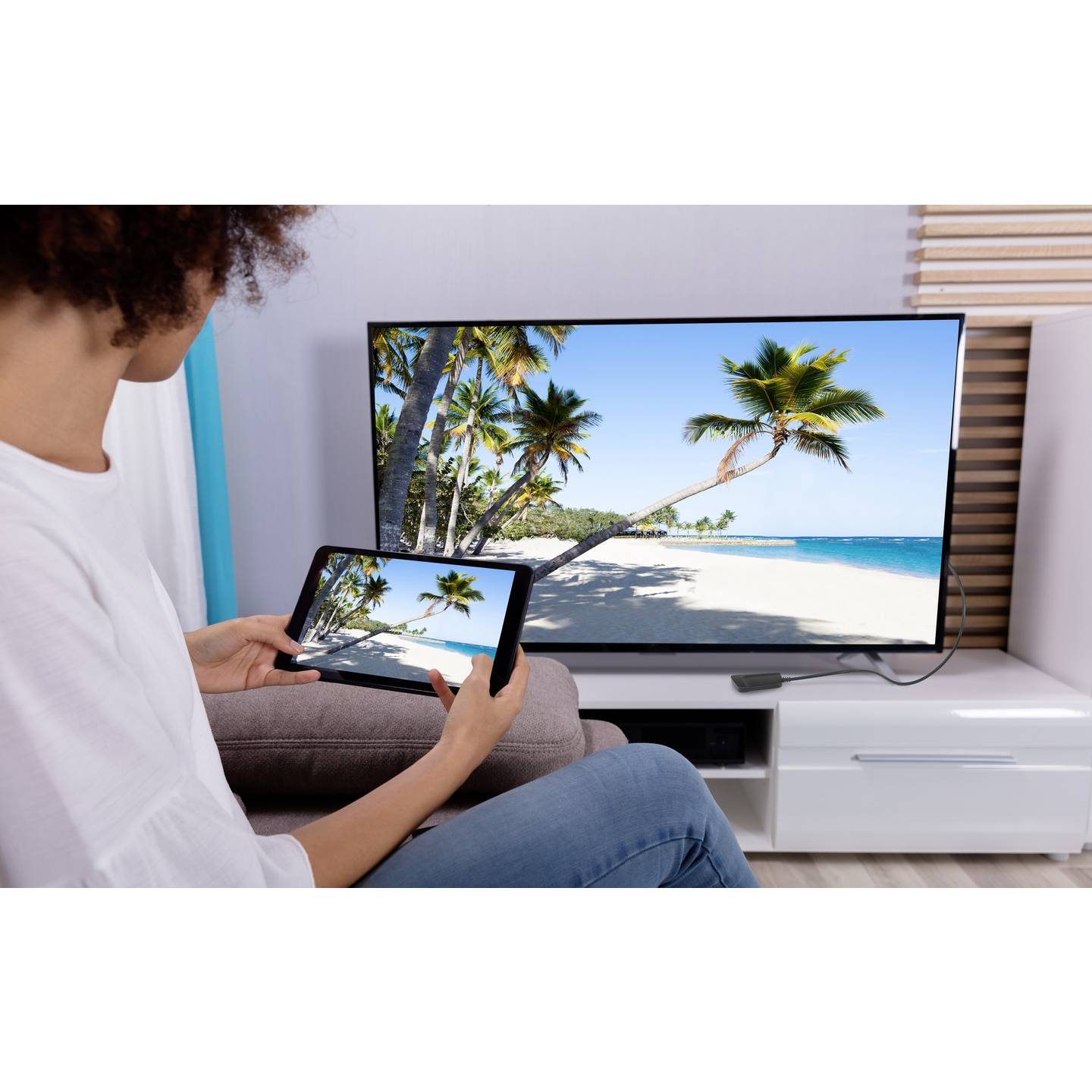 Renkforce HDMI Streaming Stick renkCast 3 AirPlay Miracast DLNA schwarz USB - 4053199543731