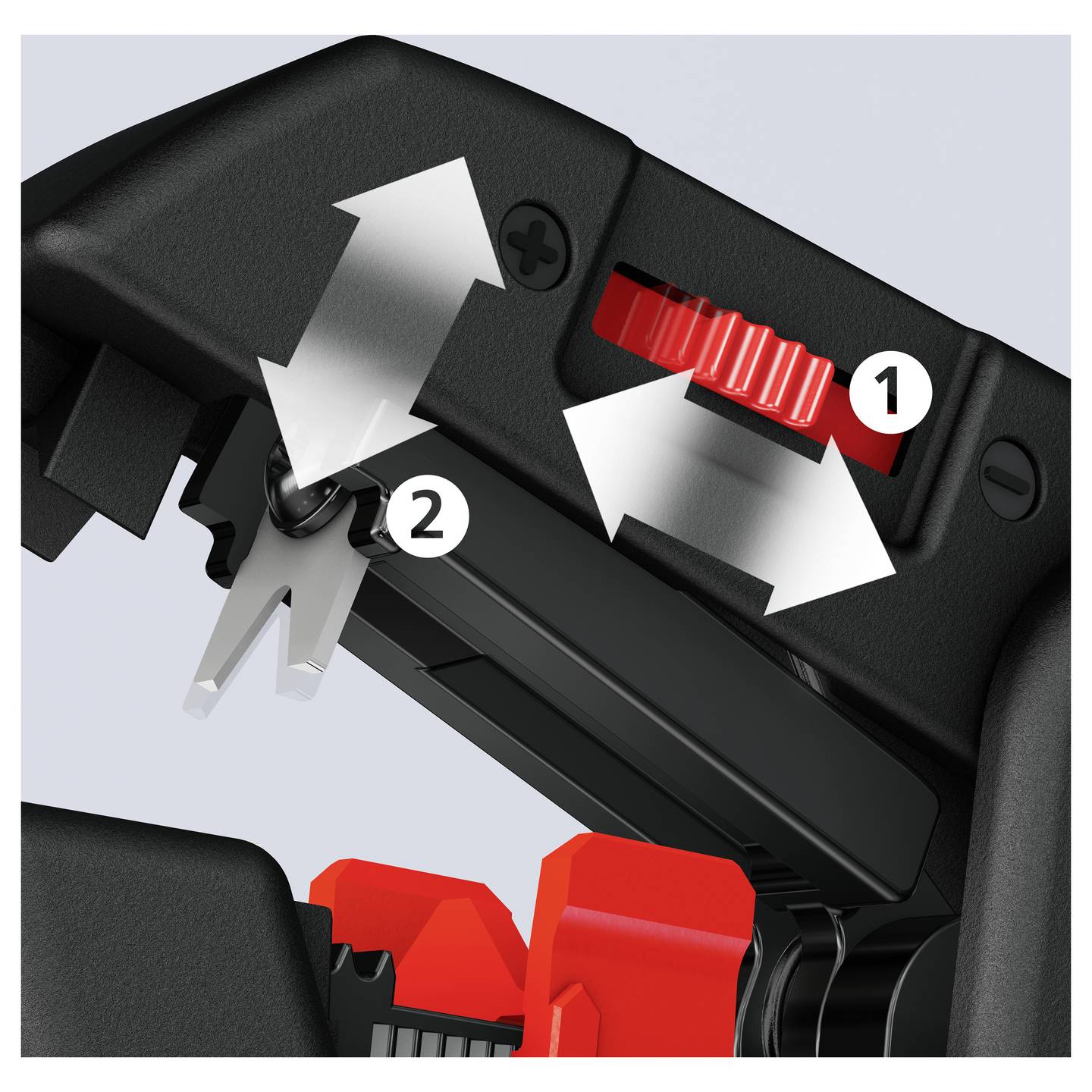 Knipex Abmantelungszange Kabelzange 0,2 bis 6 mm² 10 bis 24 AWG 180mm - 4003773054573