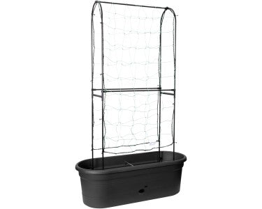 Elho Pflanzwand Veggie Wall Pflanzenwand Schwarz UV-beständig 26x80x31cm - 8711904350307