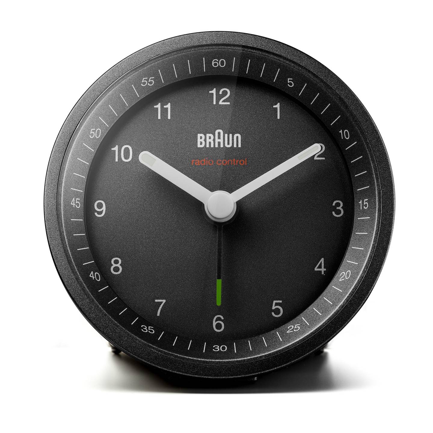 Braun Funkwecker Quarzwecker analog DCF77 Akku schwarz gelb 1 Alarmzeit - 4007218670090