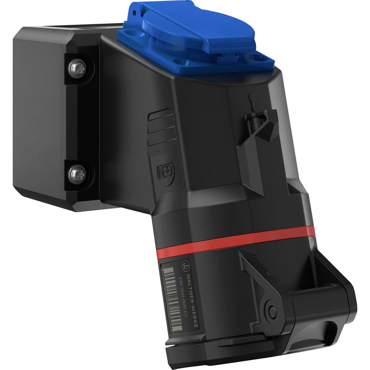 Walther Werke CEE Wandsteckdose FW112506CC 16A 5polig IP54 Aufputz Kunststoff - 4015609051502