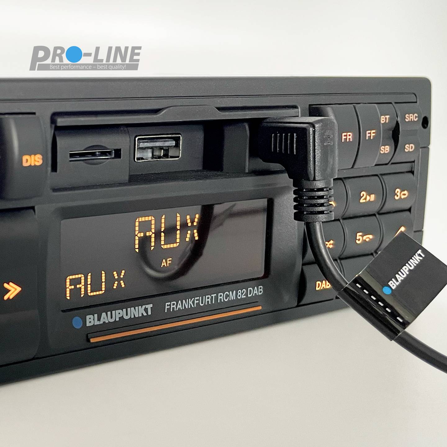 Blaupunkt Autoradio Frankfurt RCM 82 Bluetooth DAB+ Tuner Lenkradfernbedienung - 4260499852450