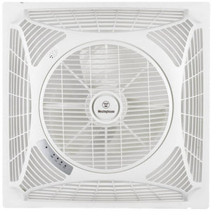 B-Ware Westinghouse Deckenventilator Ventilator mit Fernbedienung 46W weiß Ø36cm 3