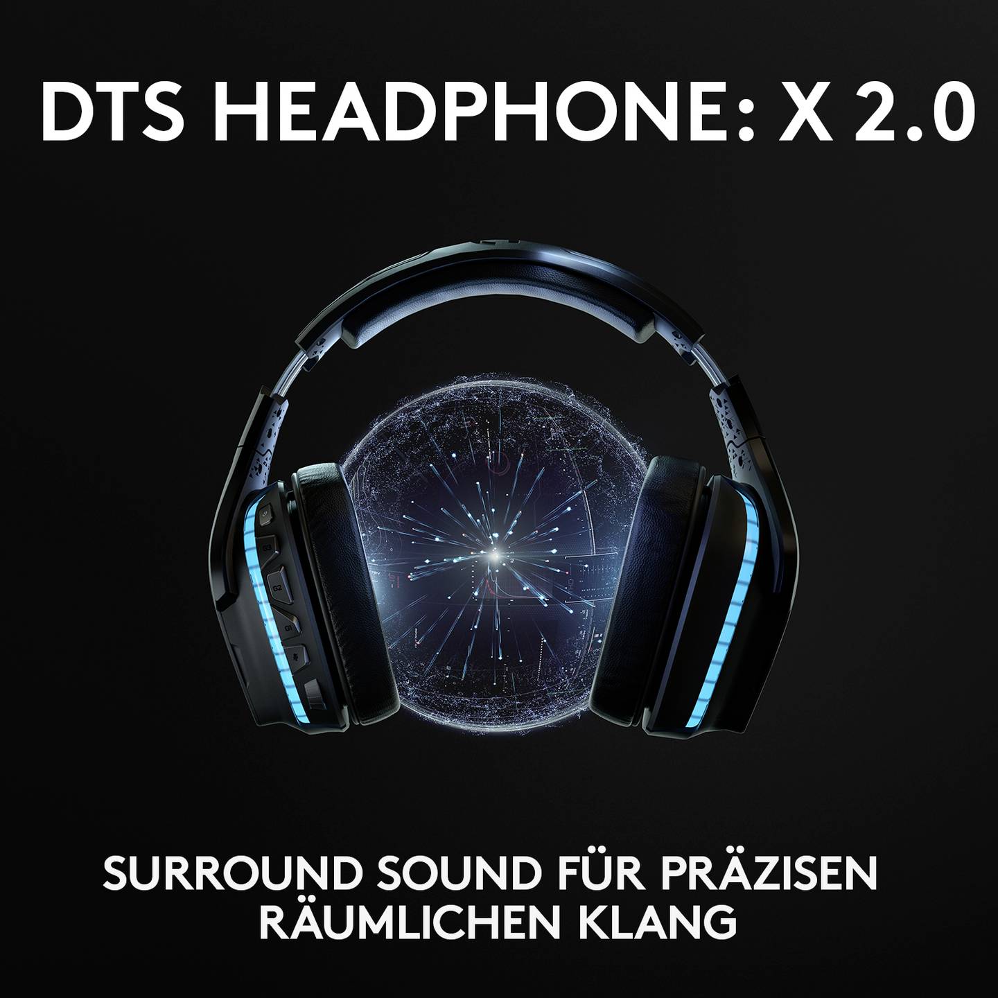 Logitech Gaming Over Ear Headset G935 7.1 Surround Schwarz Mikrofon - 5099206081918