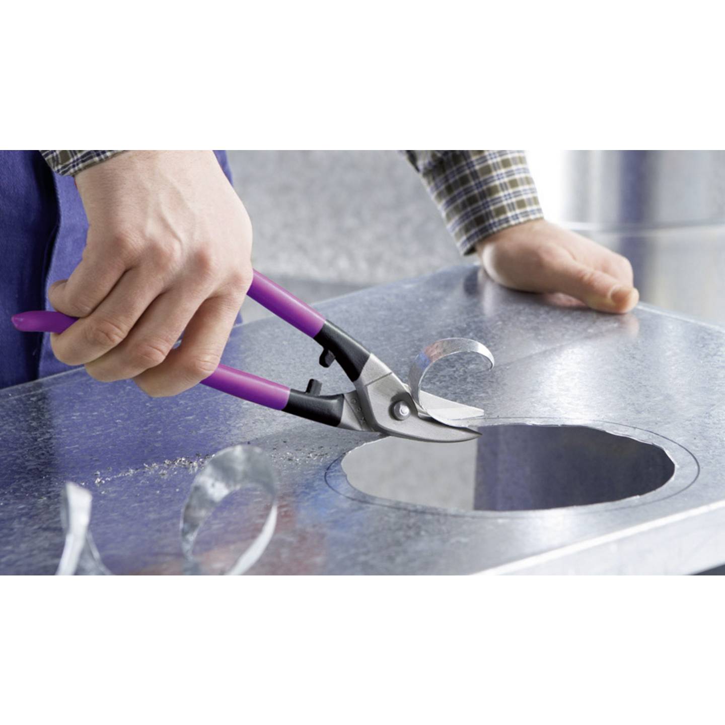 Erdi Lochschere HSS D407 Blechschere Schneidwerkzeug 275mm 0,5kg 65HRC Edelstahl - 4010220000304