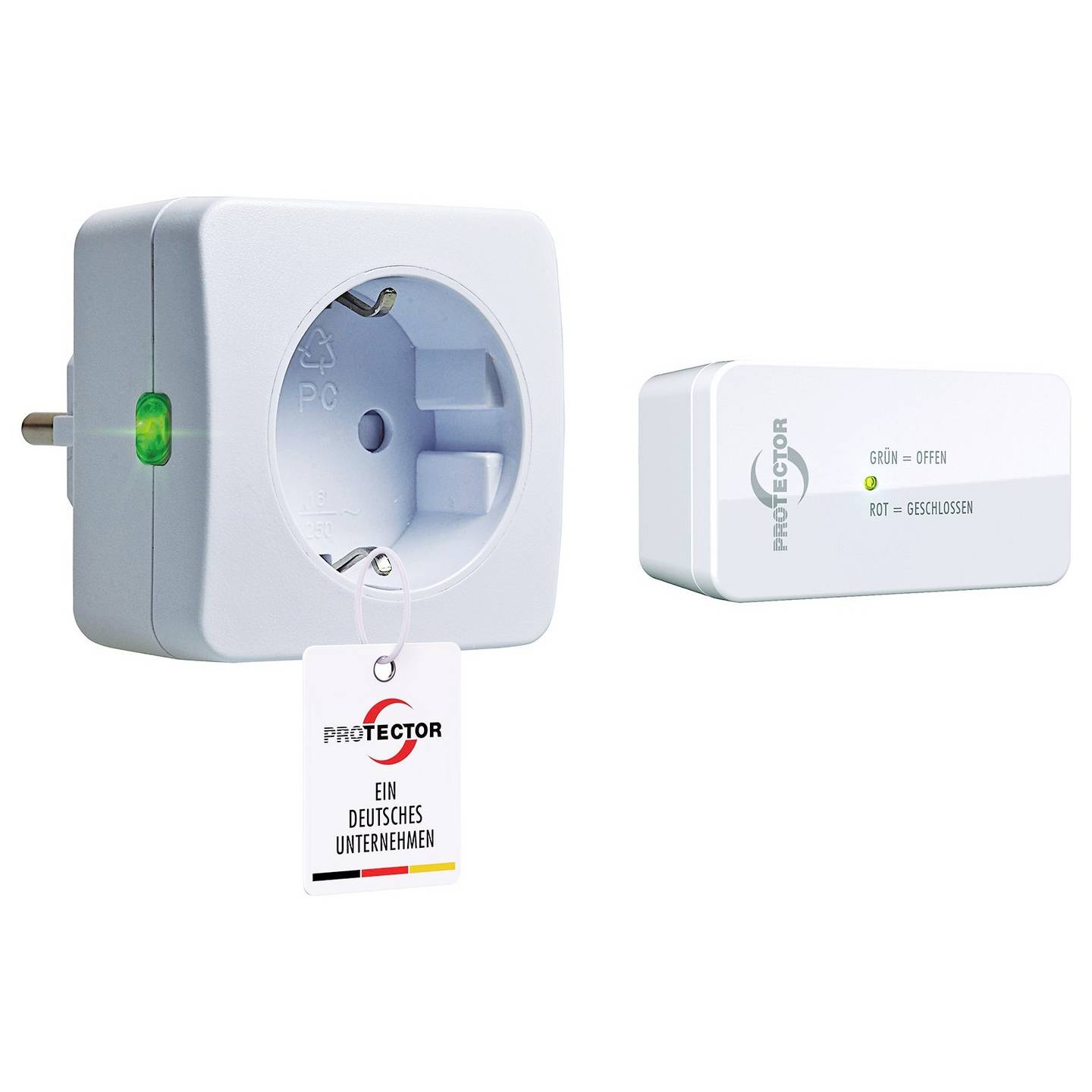 Protector Funk-Abluftsteuerung Fenstersteuerung Dunstabzugshaube Ventilator Weiß - 4260070563034