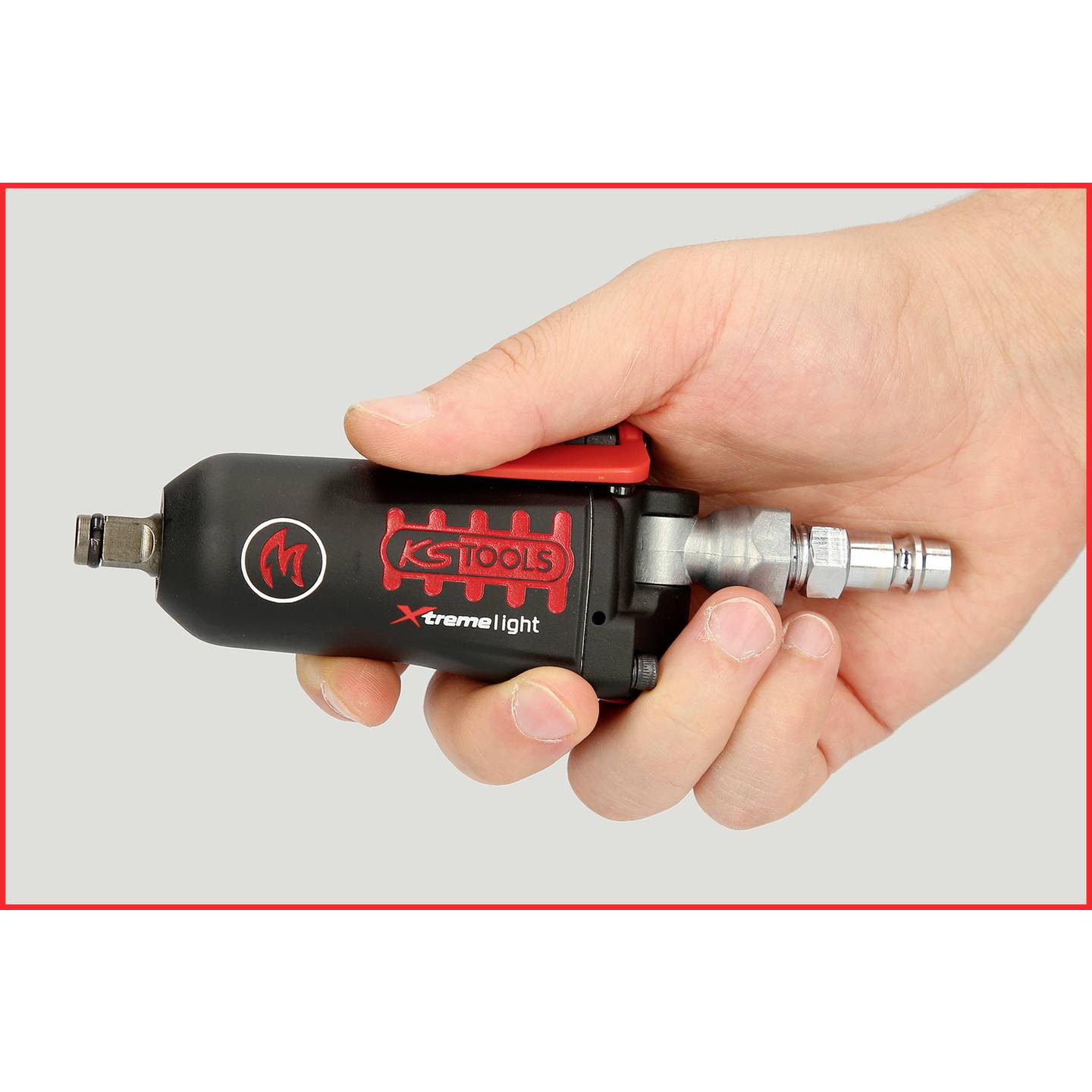 KS Tools Druckluft-Schlagschrauber Werkzeugaufnahme 3/8" Umschaltwippe 108 Nm - 4042146757123