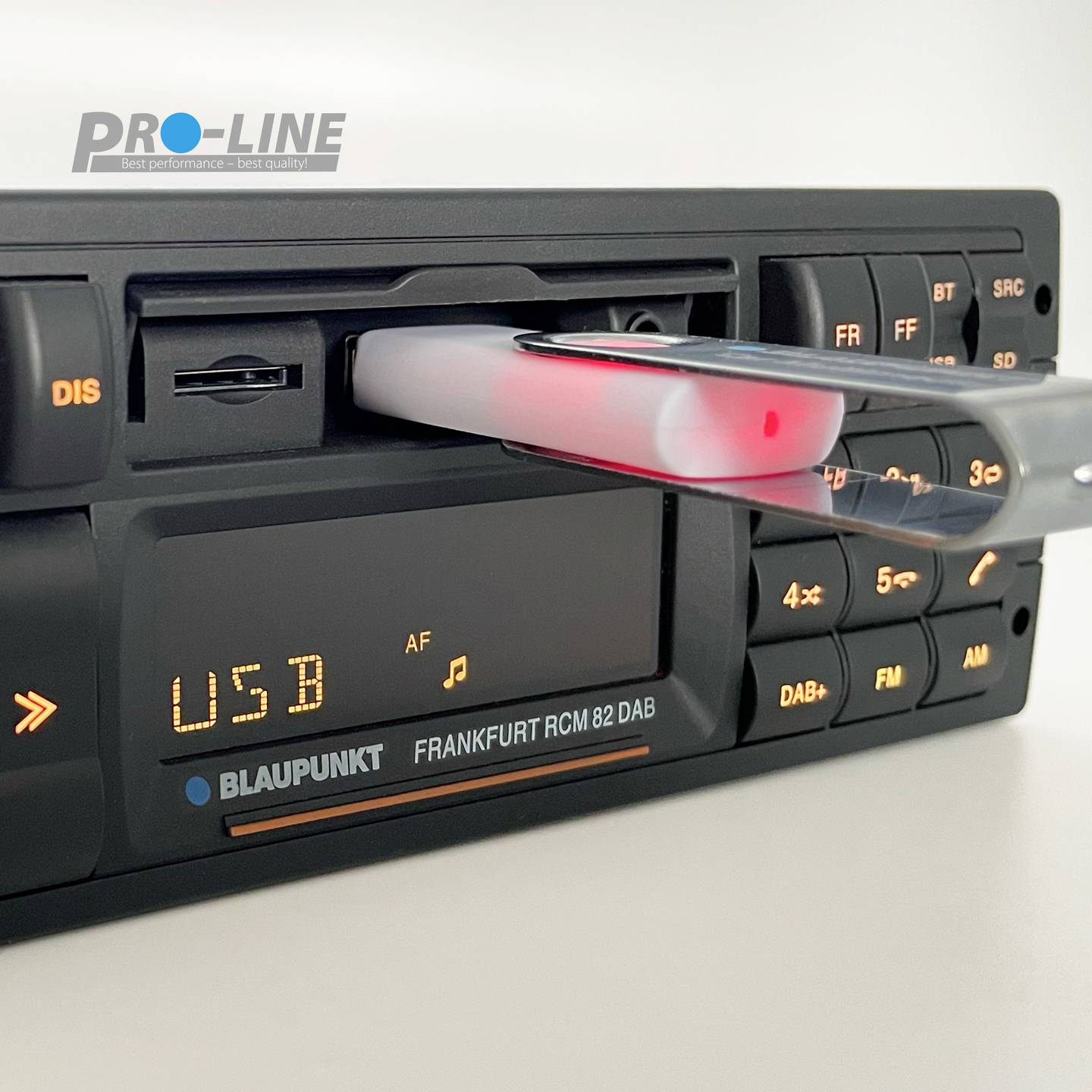 Blaupunkt Autoradio Frankfurt RCM 82 Bluetooth DAB+ Tuner Lenkradfernbedienung - 4260499852450