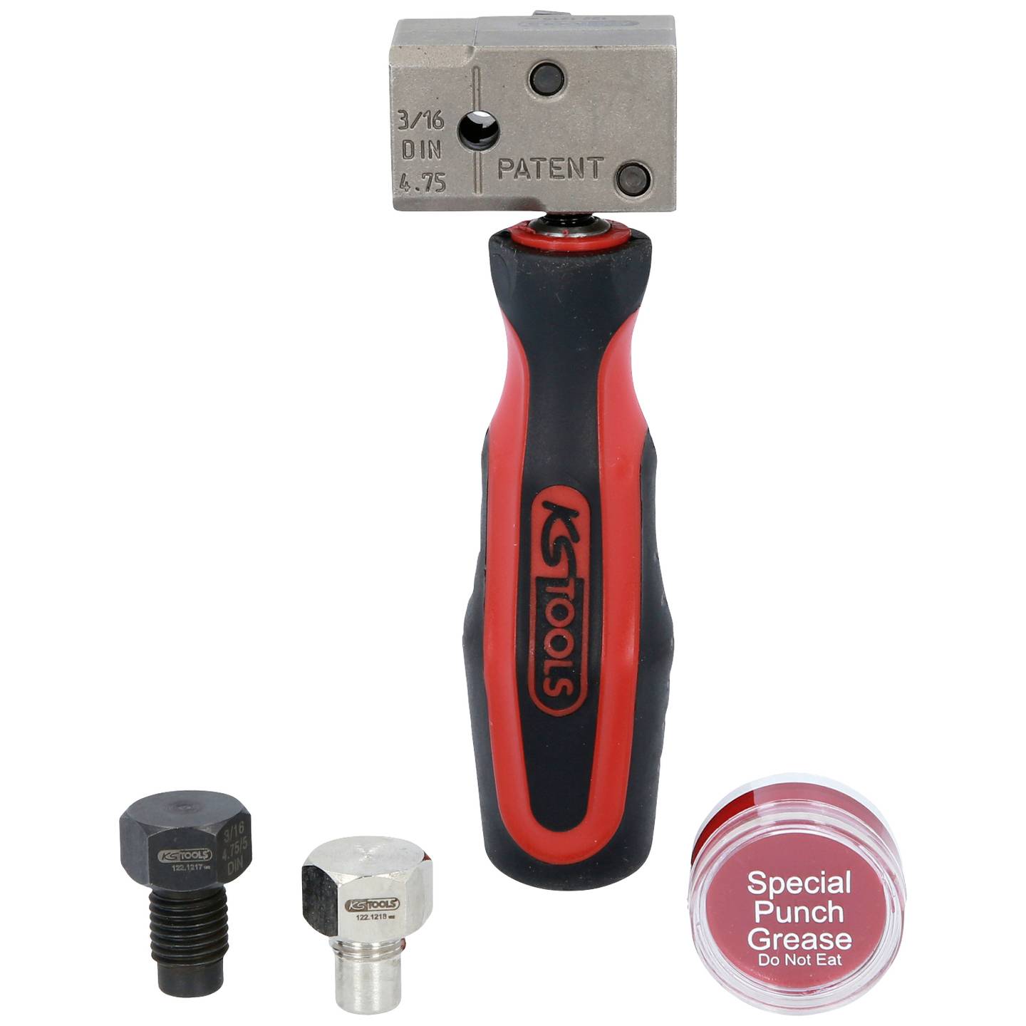 KS Tools Universal-Bremsleitungs-Bördelgerät FLAREFIXeco 4,75mm 4tlg Set - 4042146694886