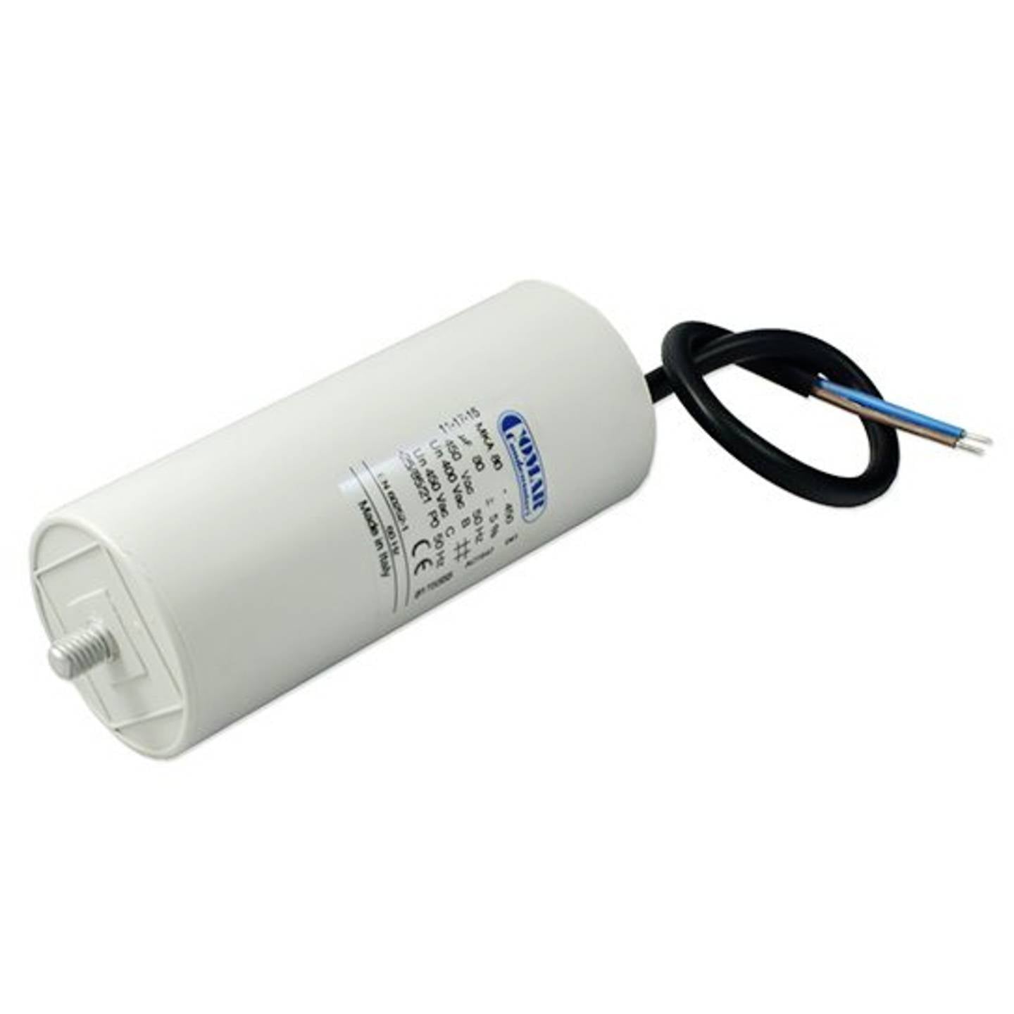 COMAR Motorbetriebskondensator 25µF 450V Heizkörper Kunststoff Ø40mm 1 Stück - 2050010159746
