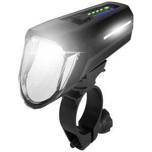 B-Ware FISCHER Fahrrad-Scheinwerfer LED 110 Lux akkubetrieben Universalhalterung