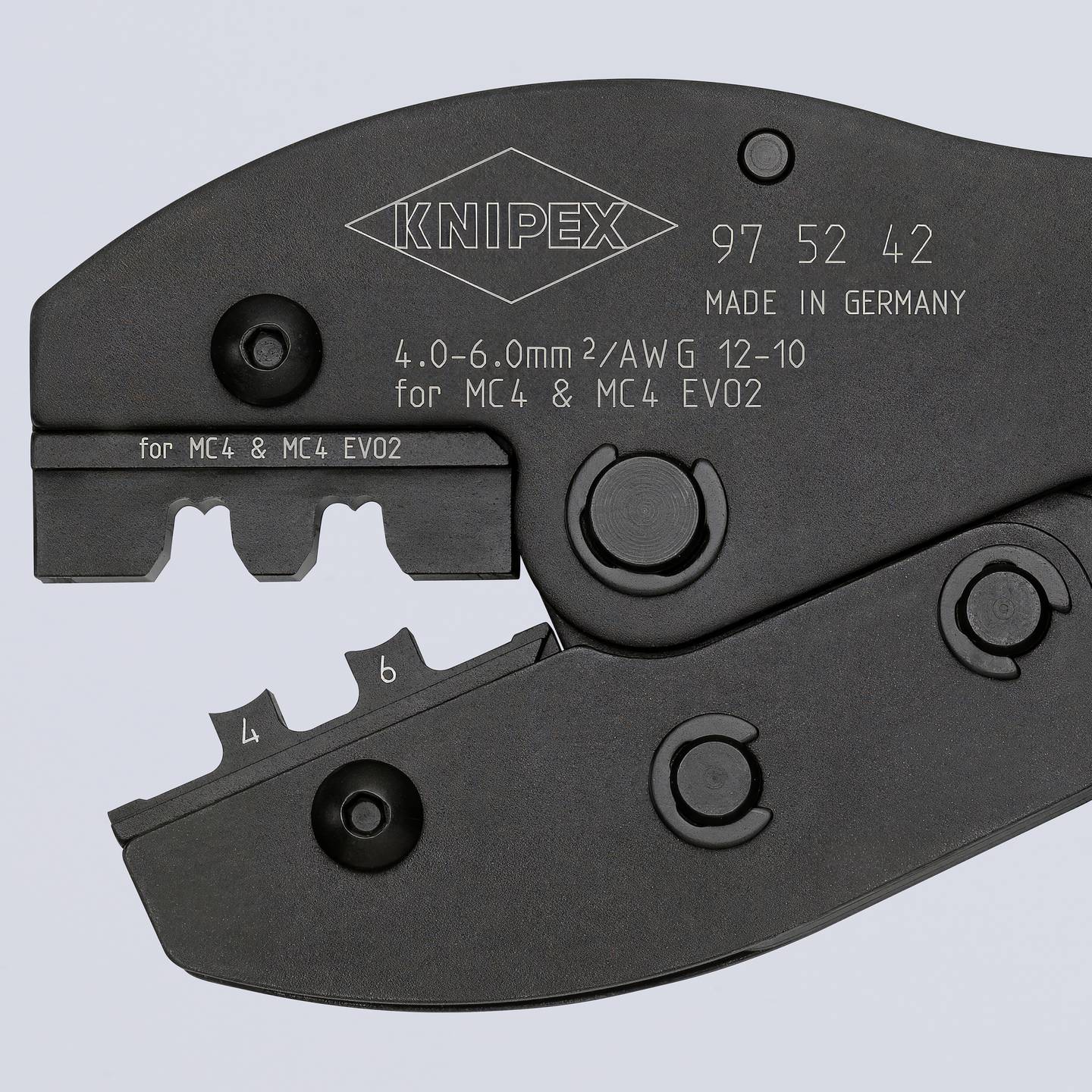Knipex Crimpzange PreciForce 97 52 42 Handwerkzeug Zange MC4 Steckverbinder - 4003773092117