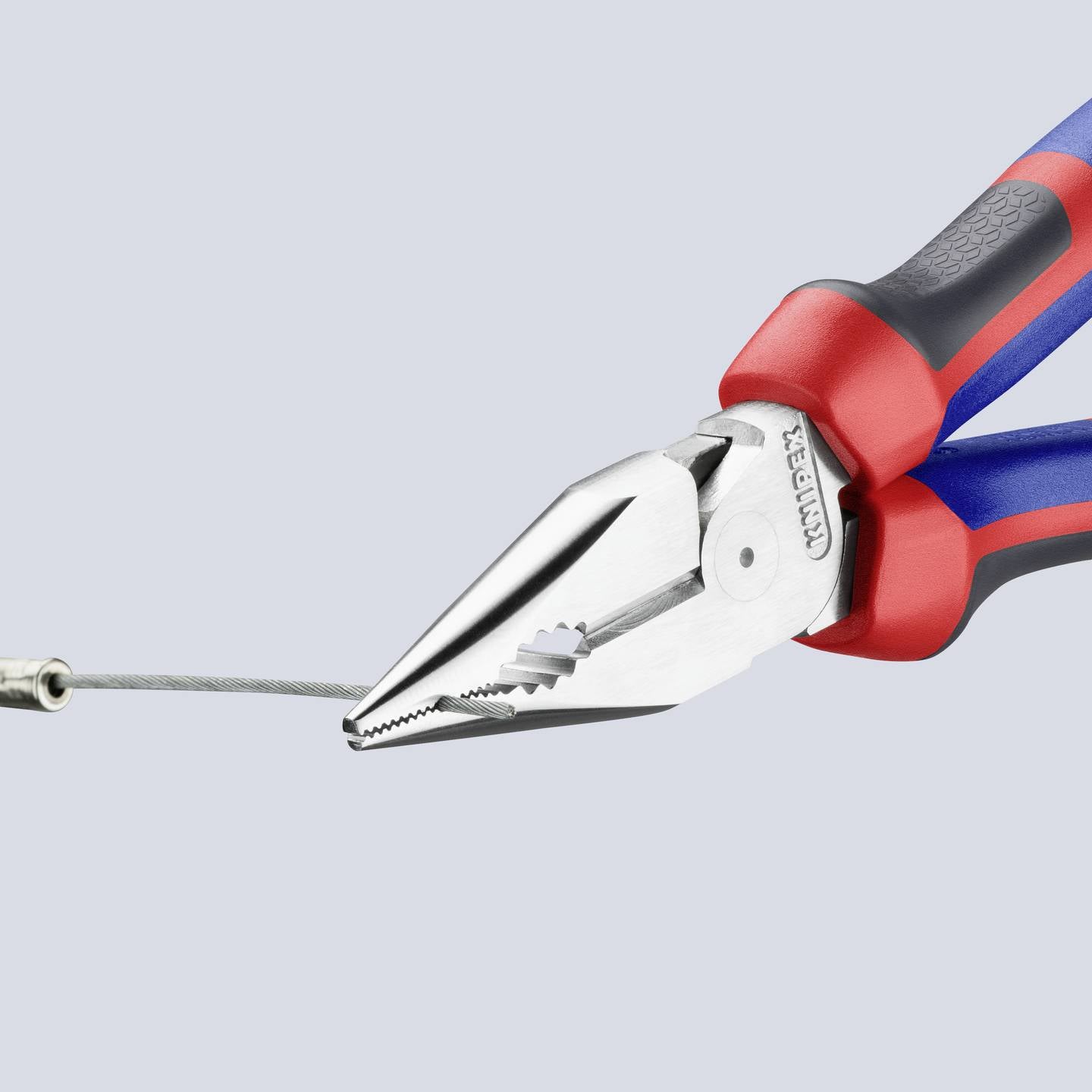 Knipex Kombizange 185mm Zange Werkstatt Schneidhärte 64HRC Ergonomische Griffe - 4003773088349