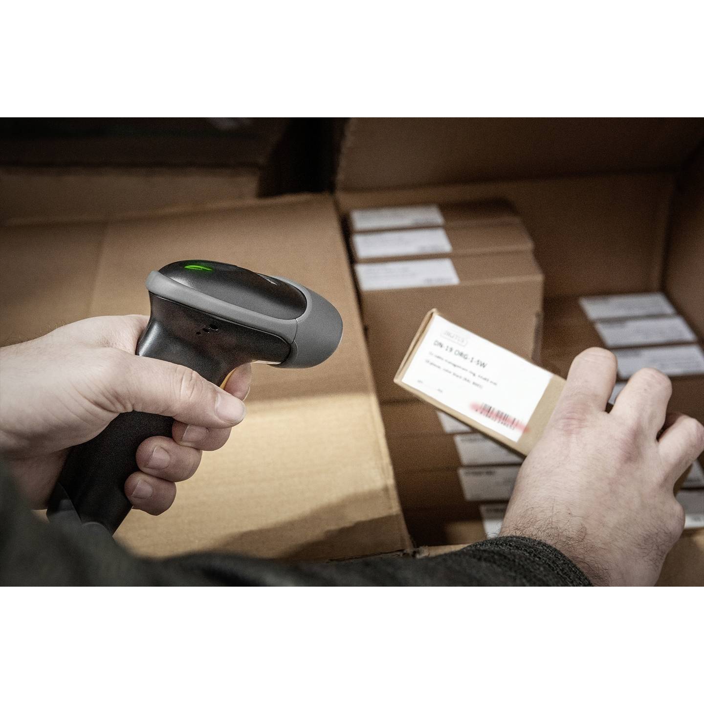 Digitus 2D Barcode-Scanner DA-81002 Hand-Scanner schwarz USB-A 200 Scans pro - 4016032473640