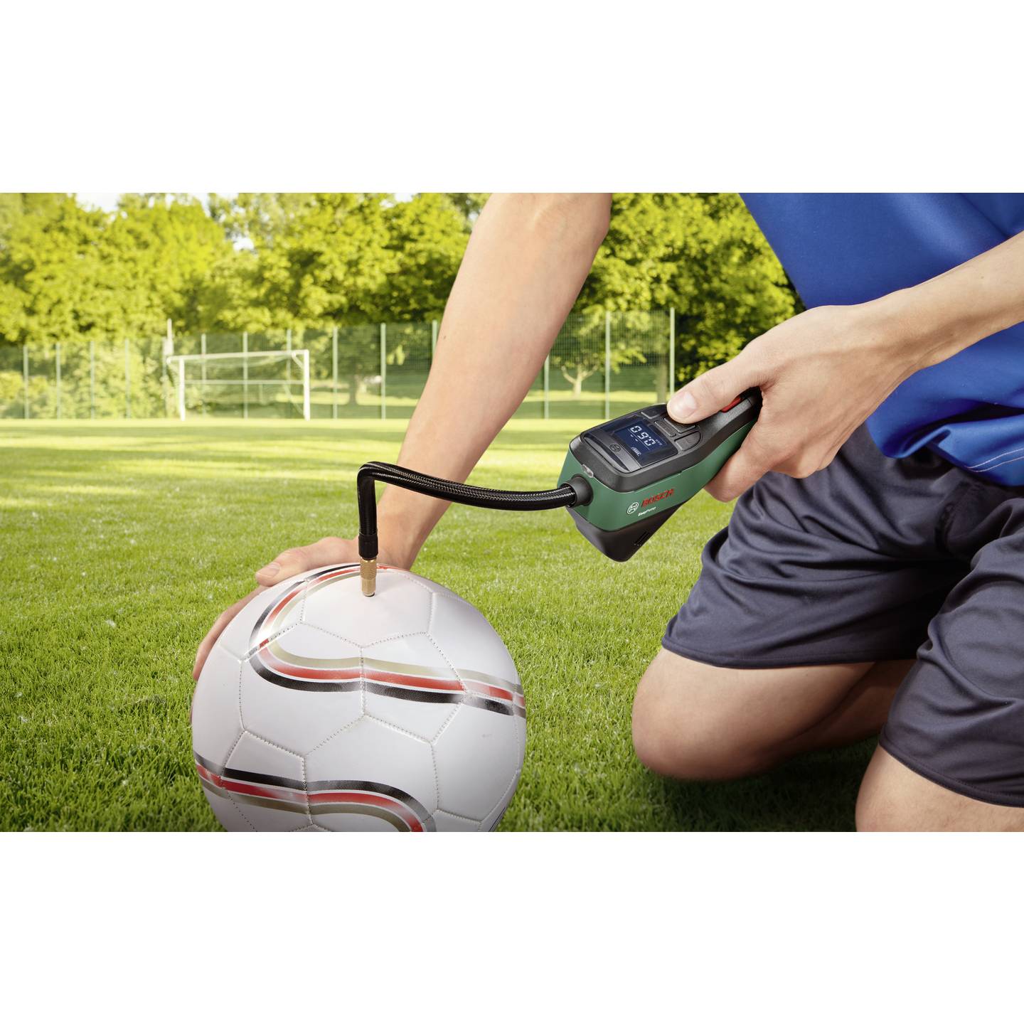 Bosch Akku-Druckluftpumpe Easy Pump Luftpumpe Reifenfüller mobil kabellos 500W - 3165140997010