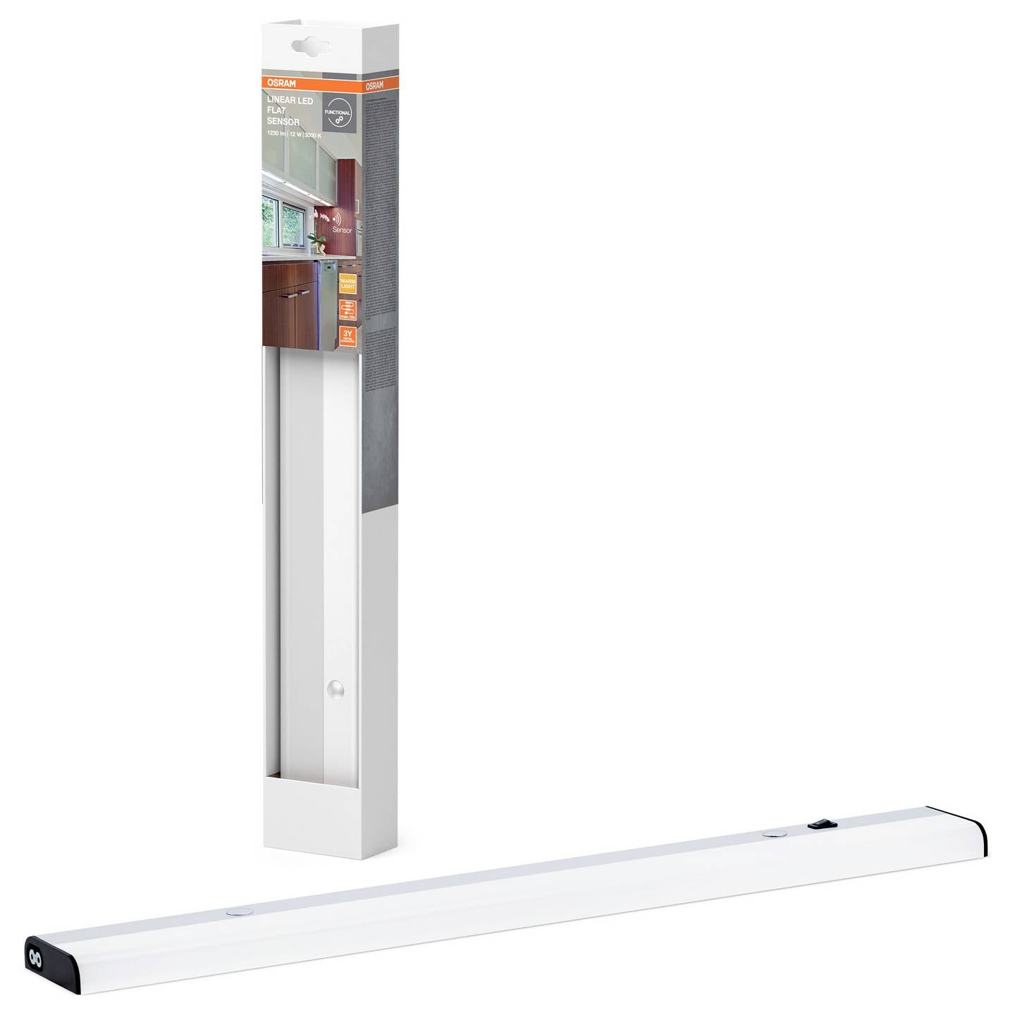 OSRAM HOMELIGHTING LED Unterbauleuchte mit Bewegungsmelder 12W 3000K - 4099854532337