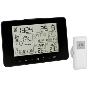 B-Ware TFA Dostmann Funk-Wetterstation Wettervorhersage 4 Tage 3 Sensoren schwarz