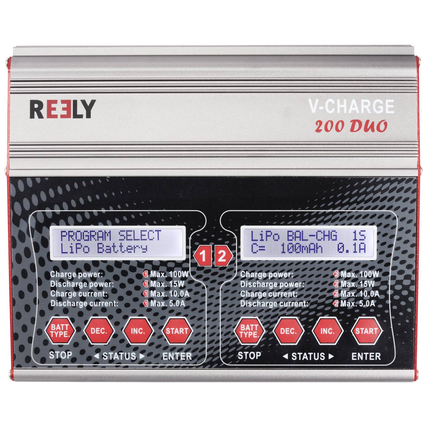 REELY V-Charge 200 Duo Modellbau-Multifunktionsladegerät 200W 2 Kanäle - 4064161221137