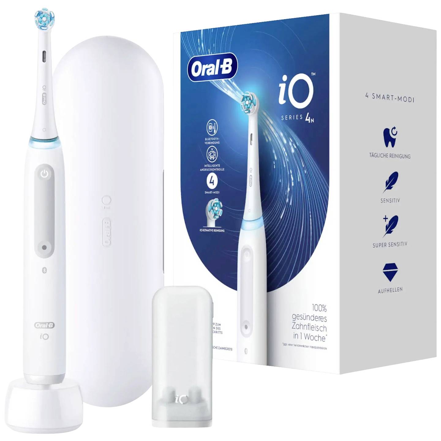 Oral-B Elektrische Zahnbürste iO Series 4 611033 Rotierend Oszillierend Weiß - 4210201414988