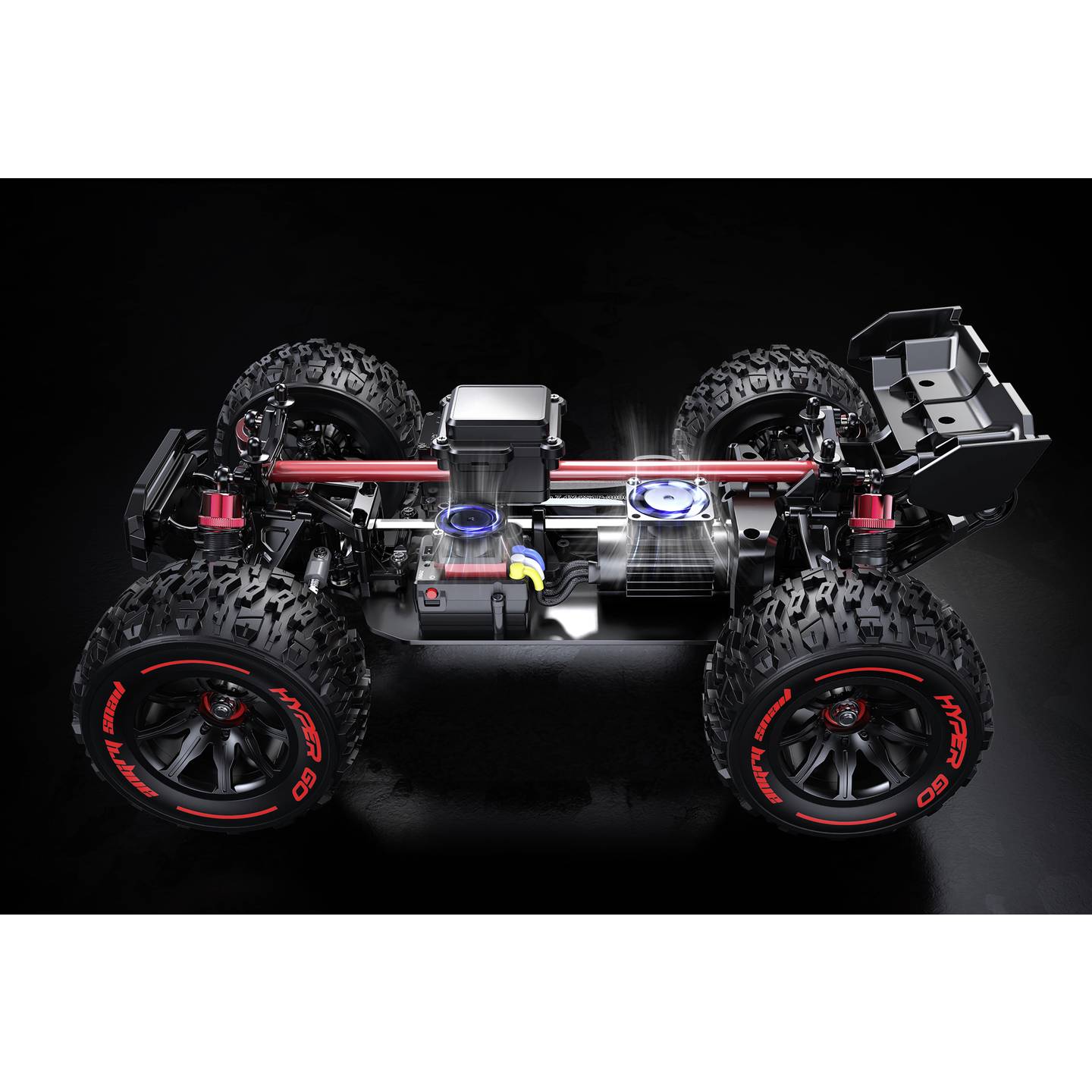 MJX Hyper GO Truggy 1:14 RC Modellauto Allradantrieb 55 km/h inkl. Akku Gold - 4064161341750