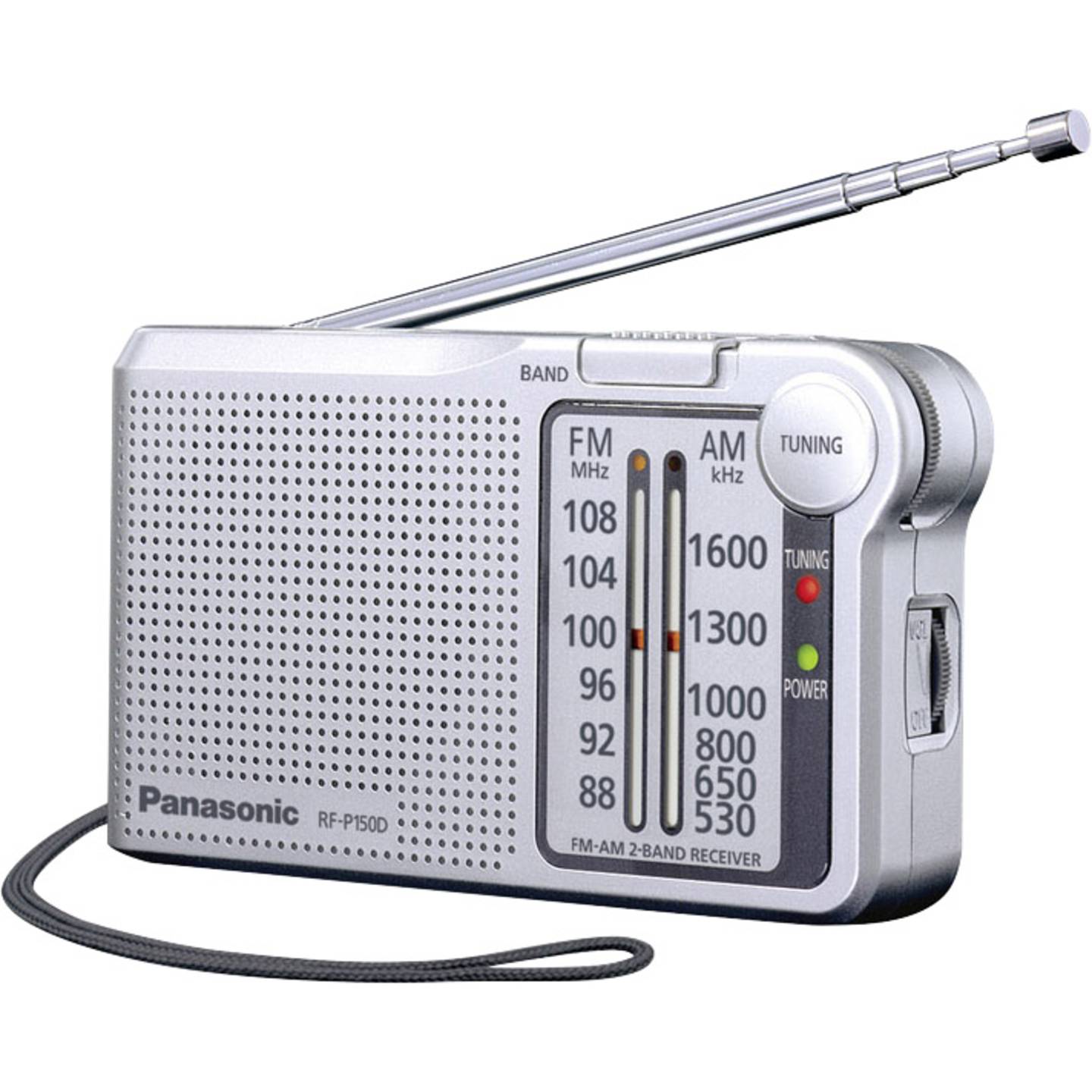 Panasonic Taschenradio RF-P150DEG UKW Radio tragbar silber 120x68x31mm 113g - 5025232863464