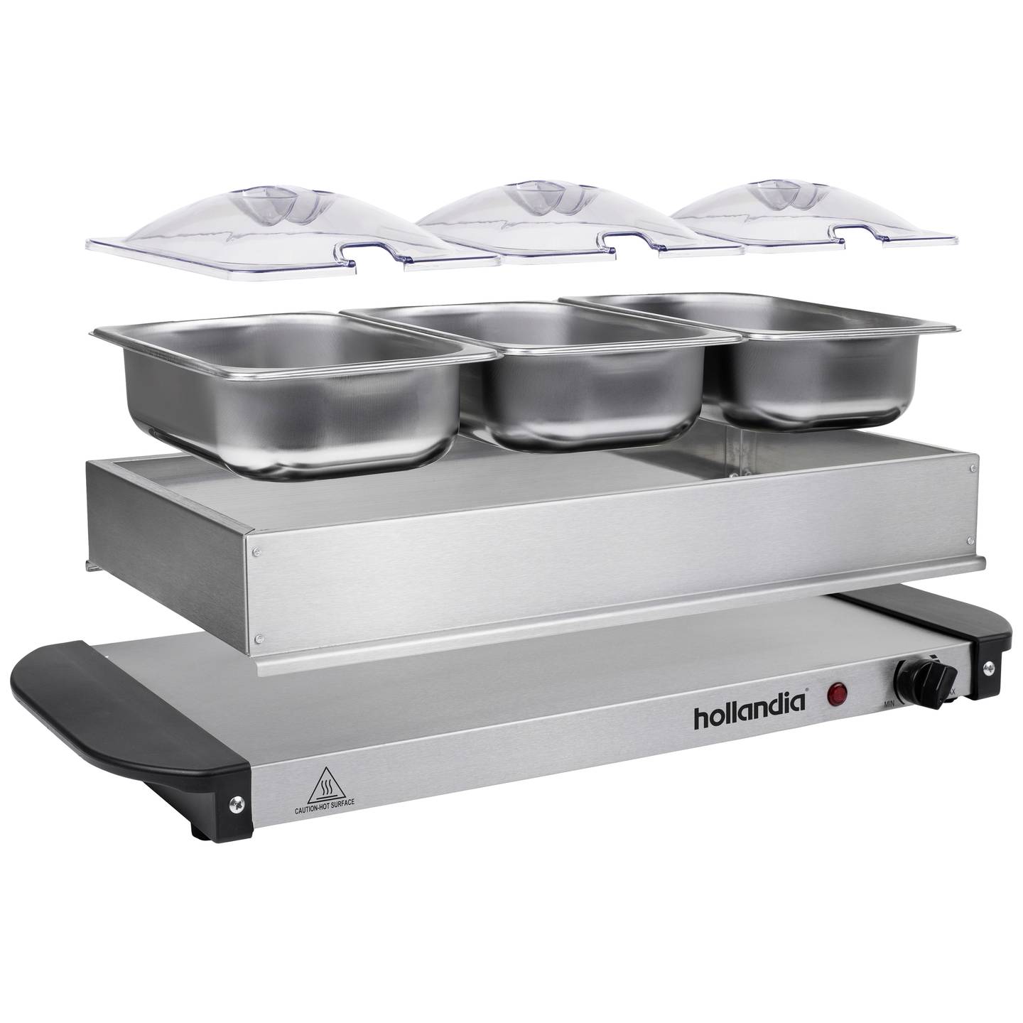 Tristar Buffet Servierer Edelstahl BP-6285 Heizplatte Handtuchheizkörper 4,8l - 8713016087225