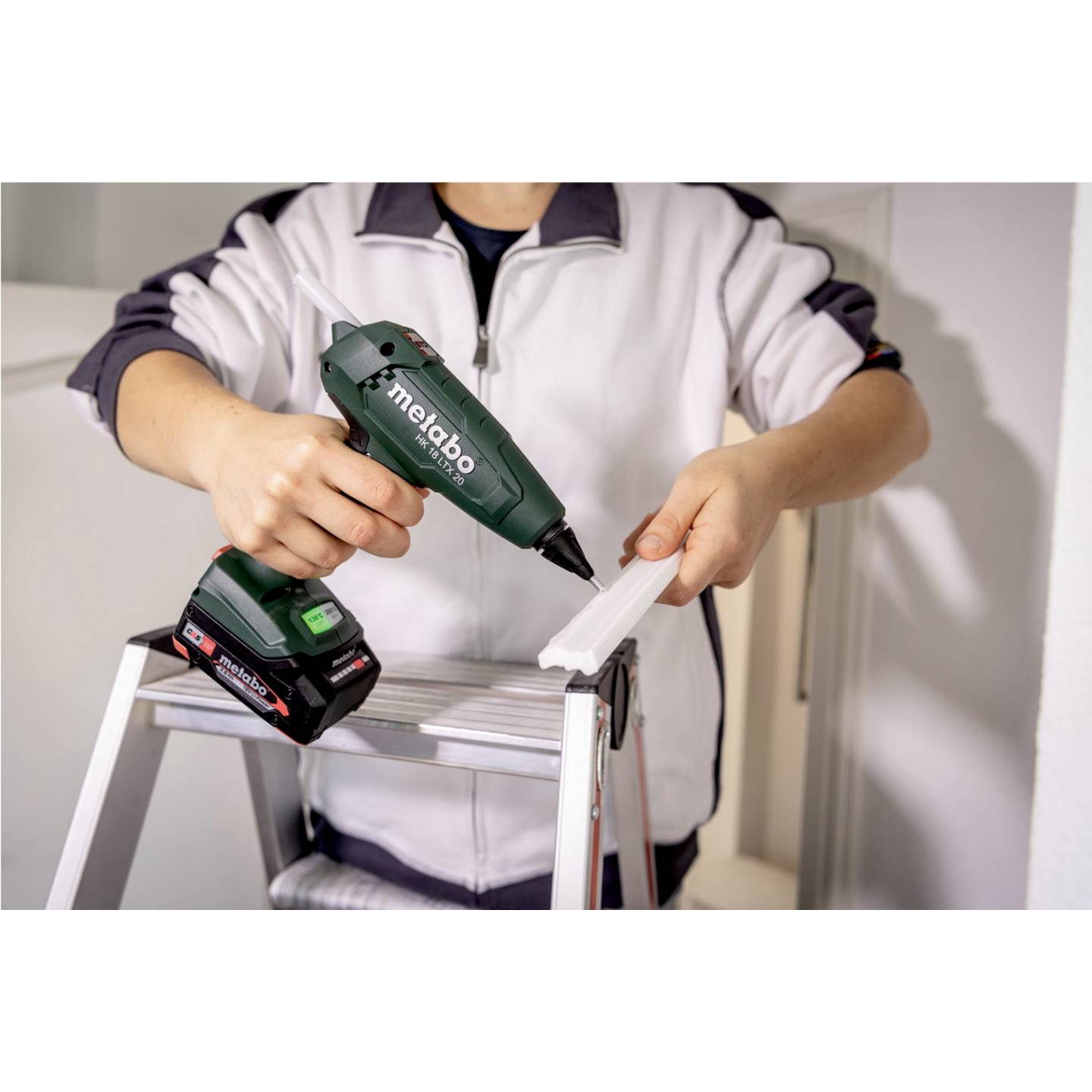 Metabo Akku Heißklebepistole Heißkleber Klebepistole 18V 11mm ohne Akku 200°C - 4061792244887