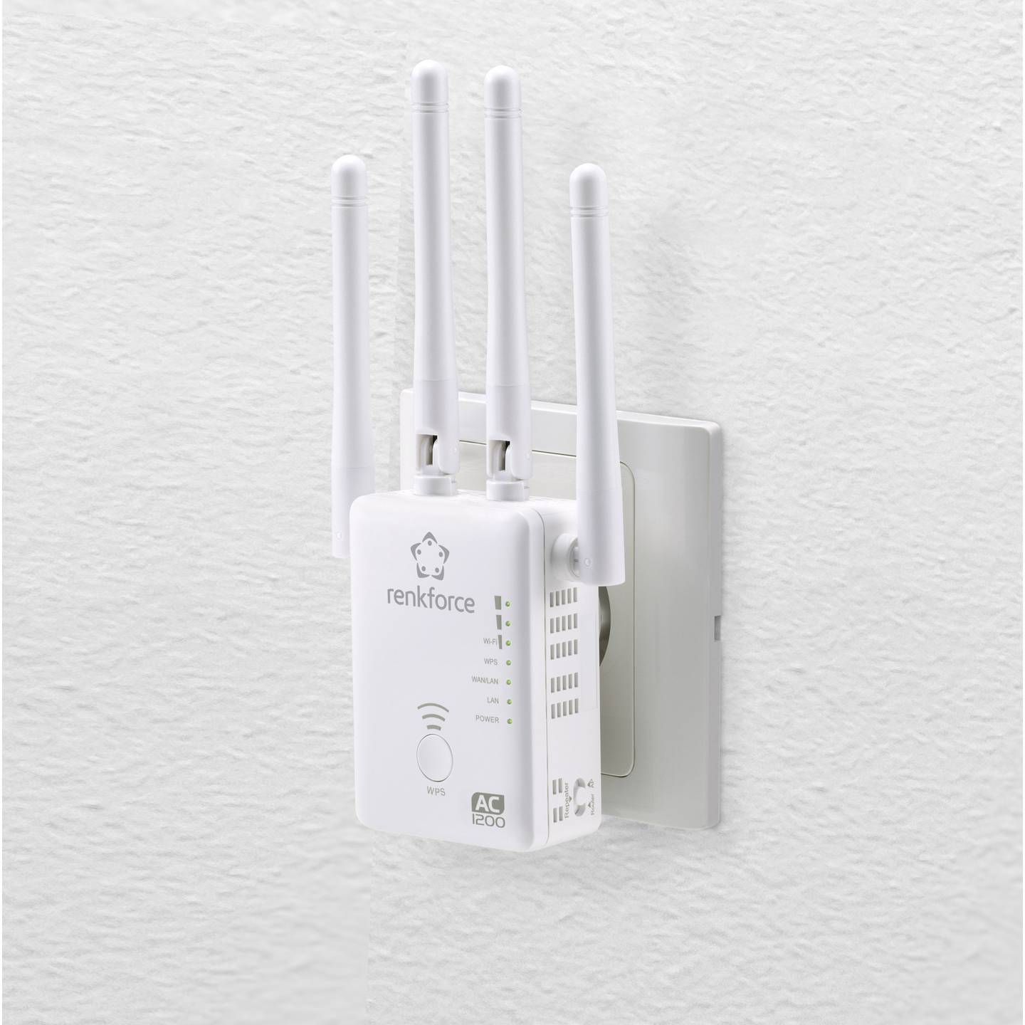 Renkforce WLAN Repeater WS-WN575A3 Dual Band AC1200 Netzwerkverstärker 300MBit/s - 4053199925117
