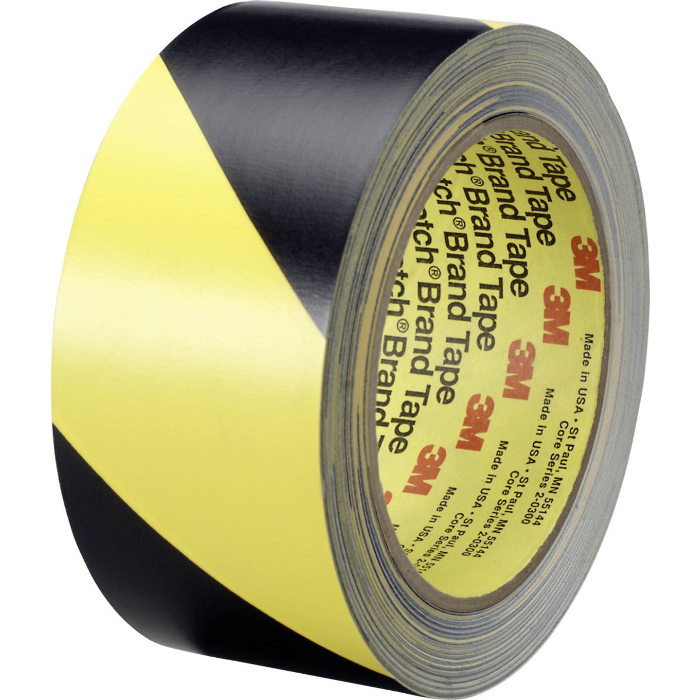 3M Markierungsklebeband schwarz gelb 33m x 51mm Sicherheitsband 1 Rolle 260N - 21200045851
