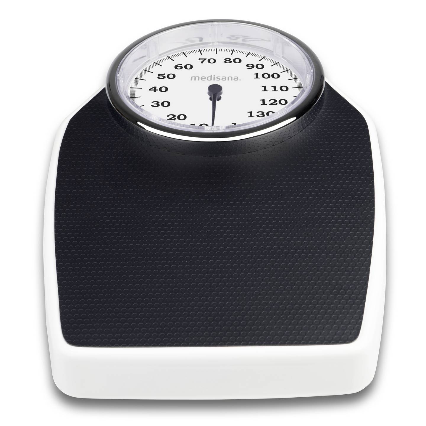 Medisana Personenwaage analog Gewichtsanzeige 150kg Metall Sicherheitsglas - 4015588404610