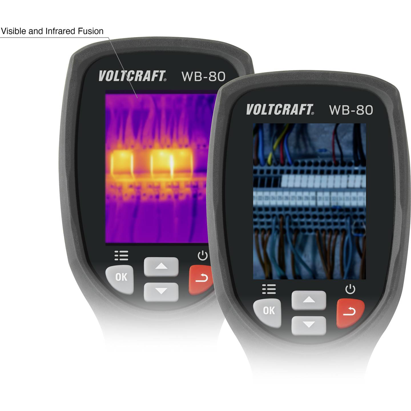Voltcraft Wärmebildkamera WB-80 32x32 Pixel -20 bis 600°C Digitalkamera 9Hz - 4064161170756