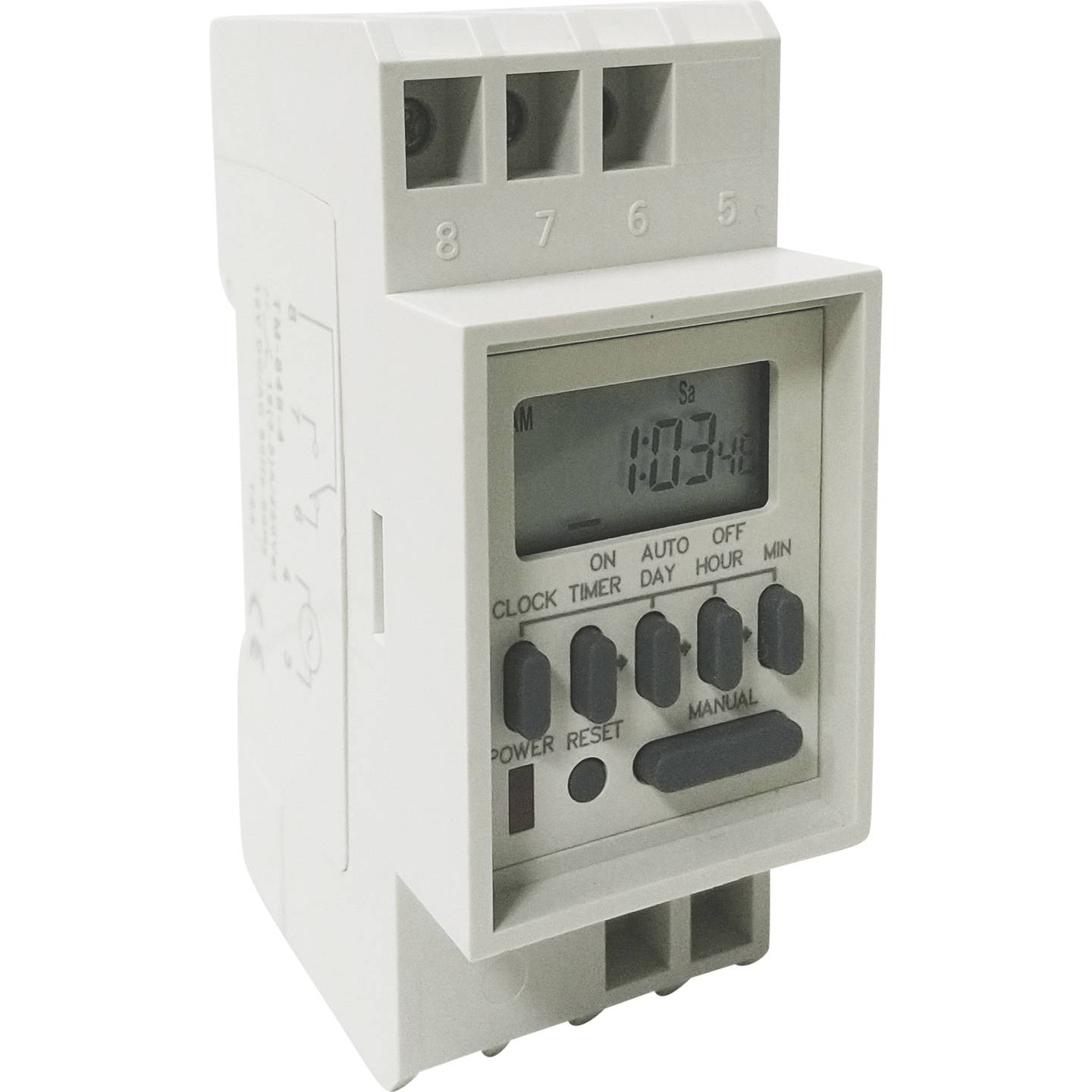 C-Control Hutschienen-Zeitschaltuhr TM-848-2 digital 230V 4000W Timerfunktion - 4053199982219