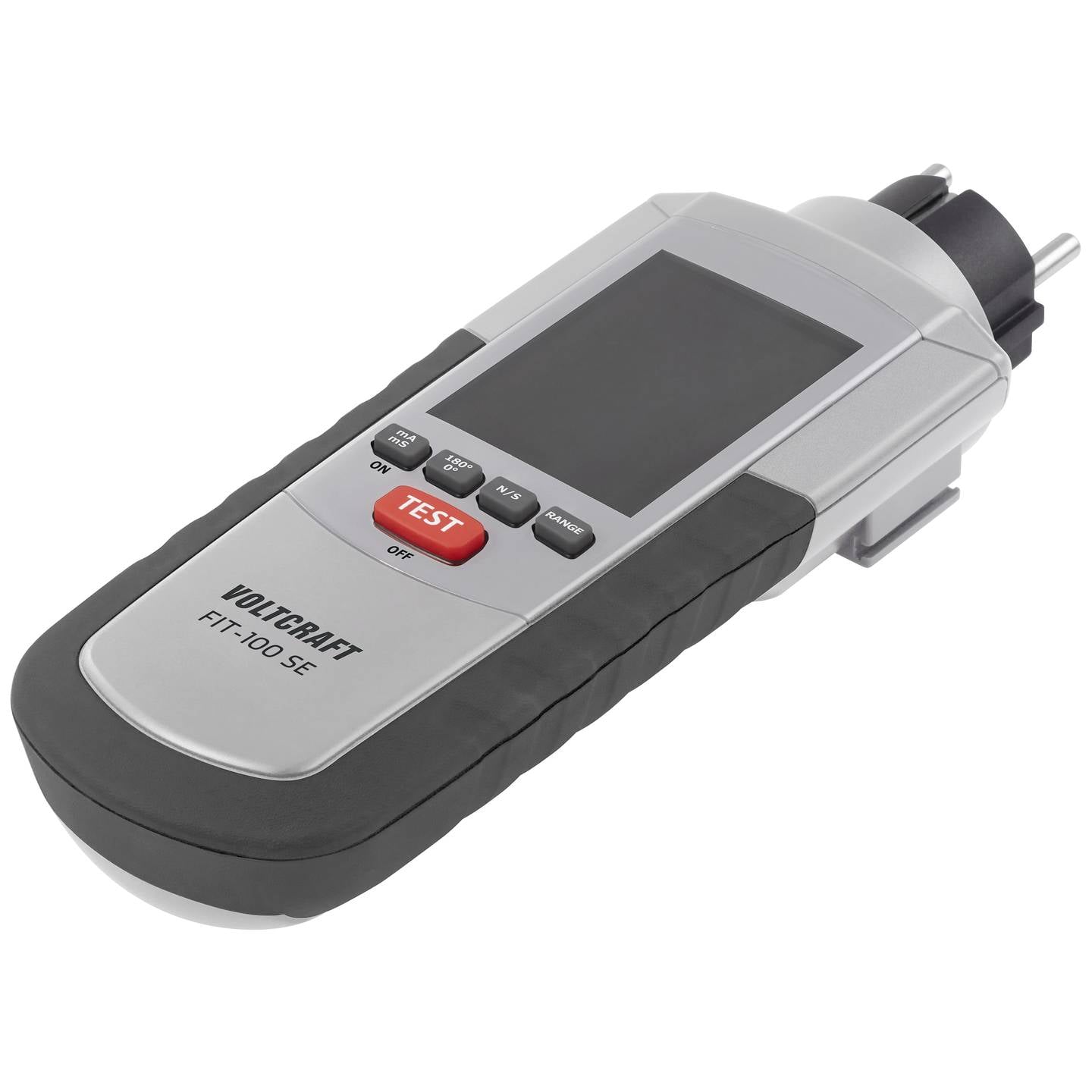 VOLTCRAFT FIT-100 RCD-Prüfgerät digital IP40 für FI-Schutzschalterprüfung - 4064161328058